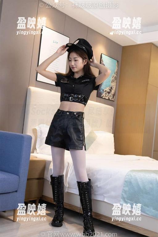 BoBoSocks袜啵啵-稚予 BoBoSocks袜啵啵 - 尽情享受稚予的写真:薄黑丝(脚尖加固款)的奇妙舞步