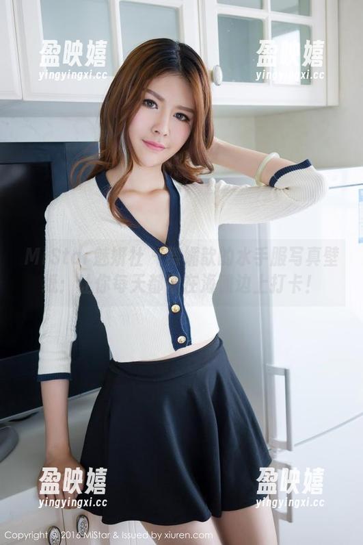 MiStar魅妍社 - 舞媚歆的水手服写真壁纸：让你每天都像在海滩边上打卡！